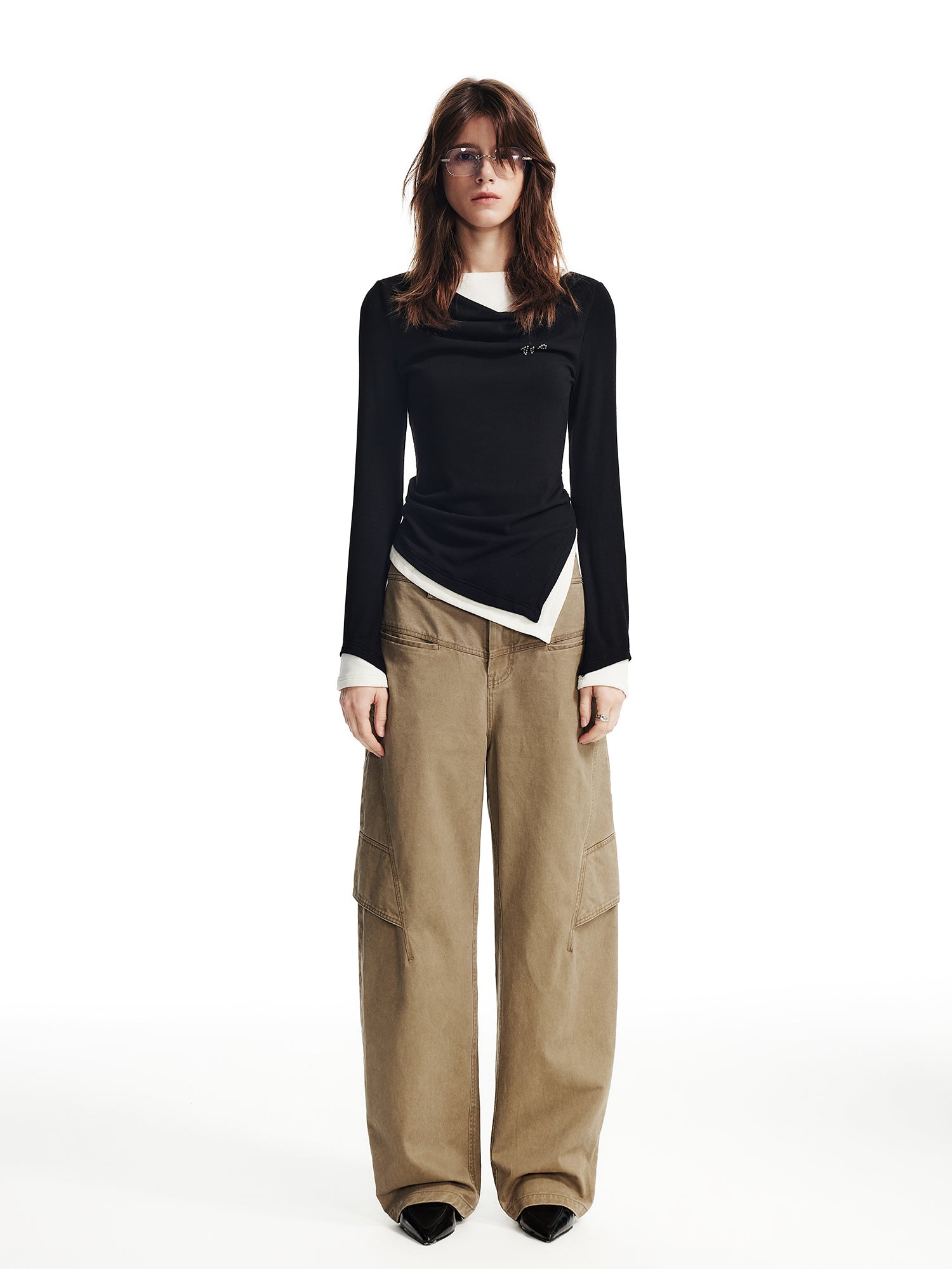 KHAKI WORKWEAR CASUAL PANTS