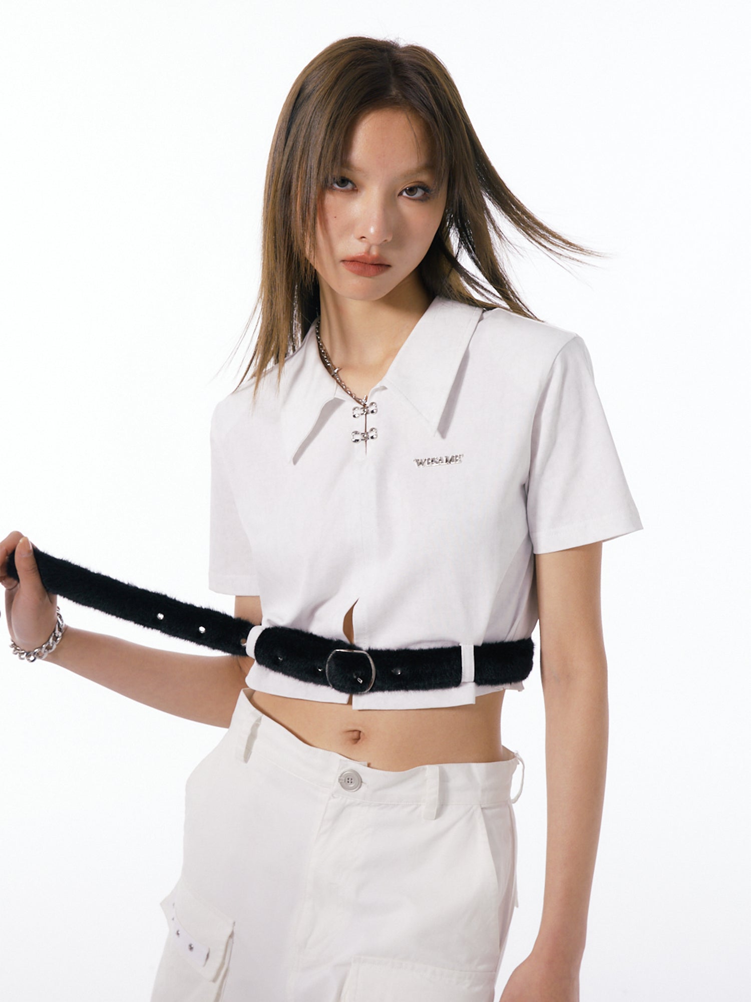 SHOULDER PAD POLO SHORT SLEEVE