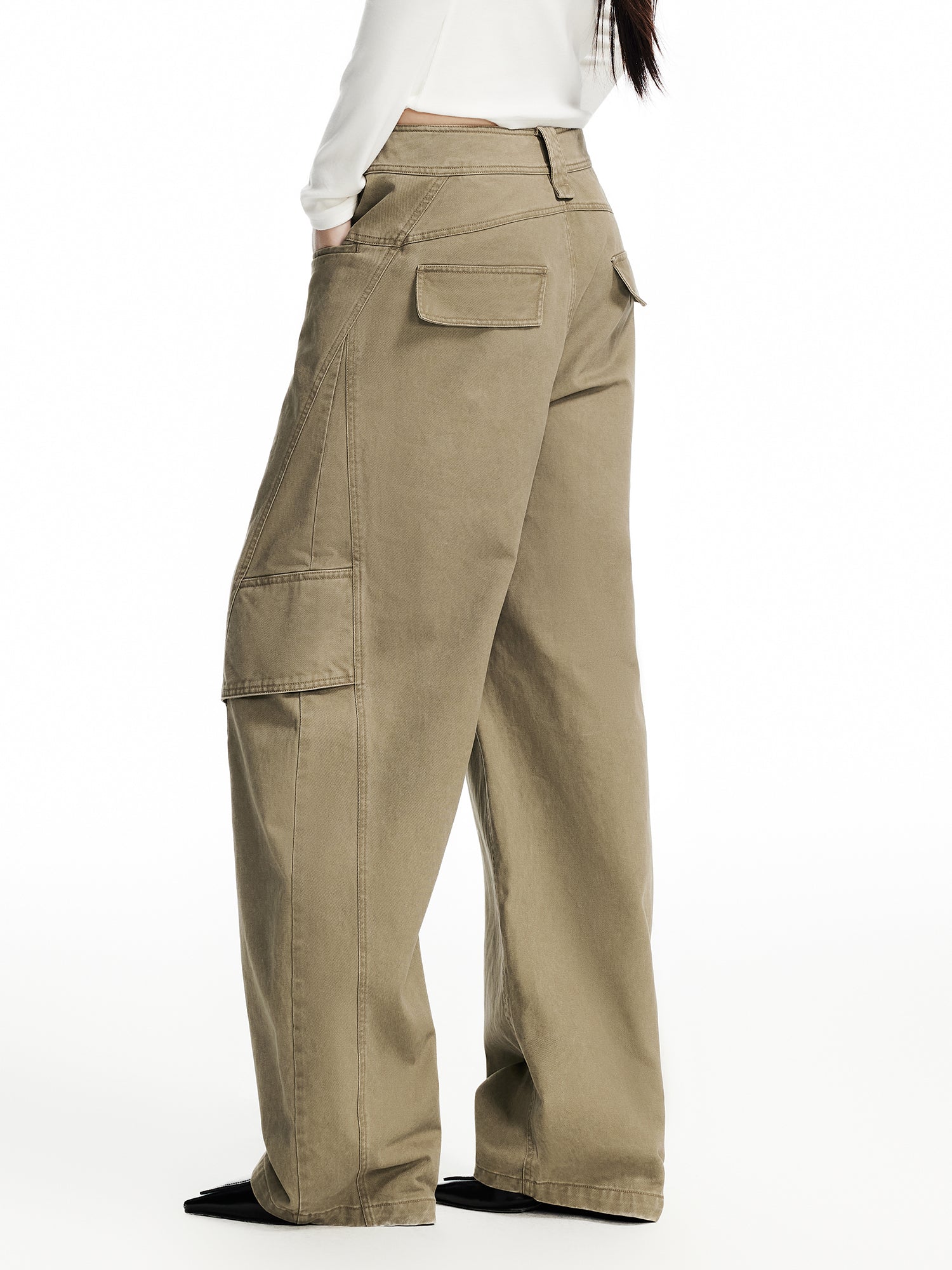 KHAKI WORKWEAR CASUAL PANTS