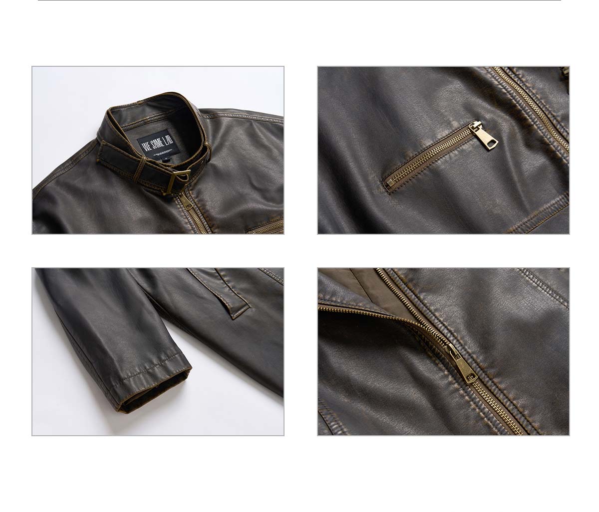 RETRO WASHED LEATHER JACKET