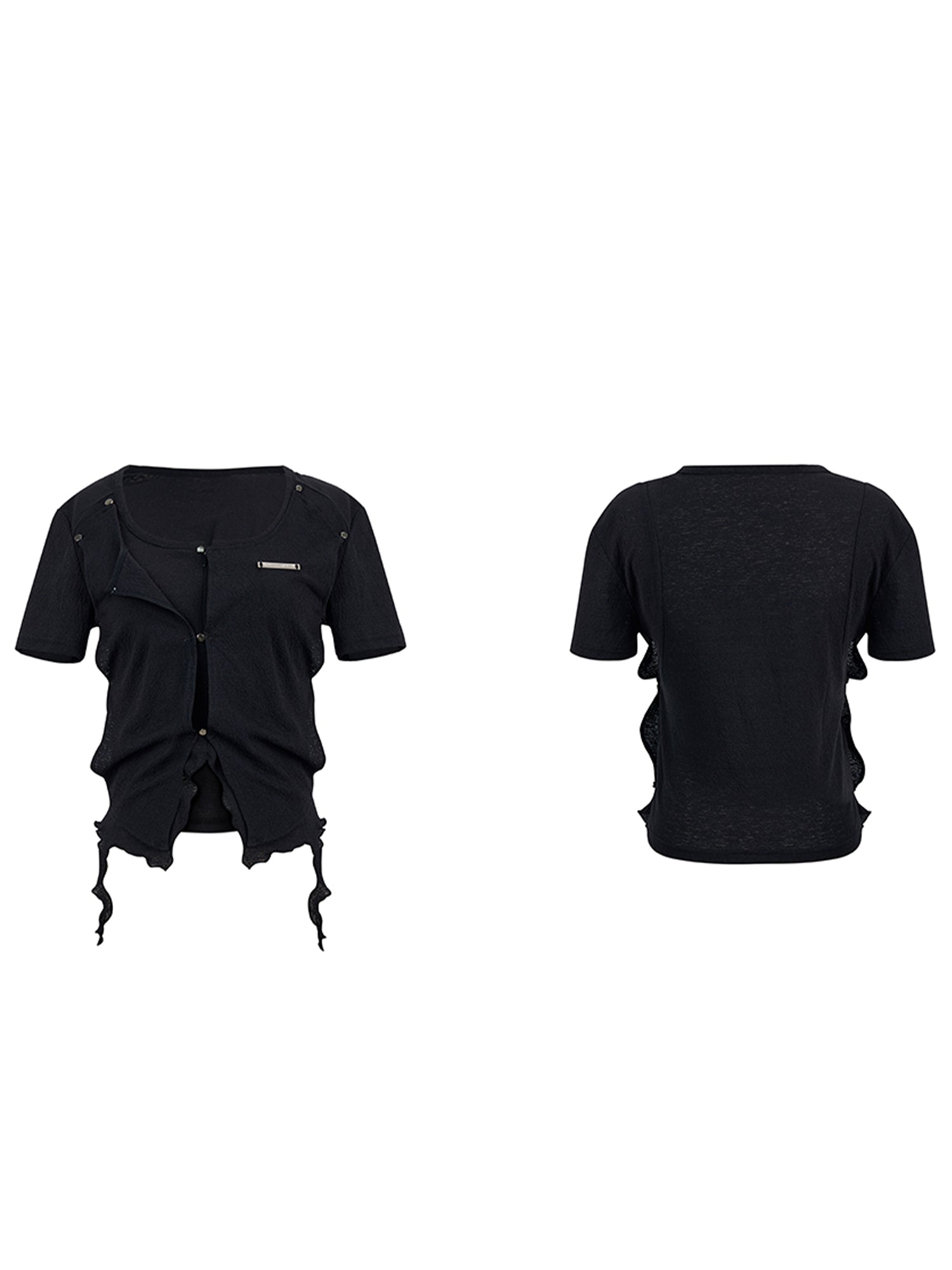 FAKE TWO-PIECE SHORT SLEEVE