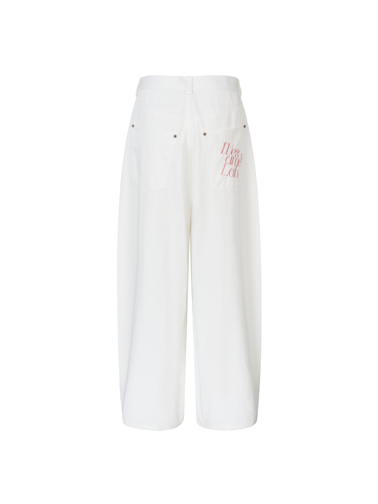 RETRO WHITE SILHOUETTE SLACKS