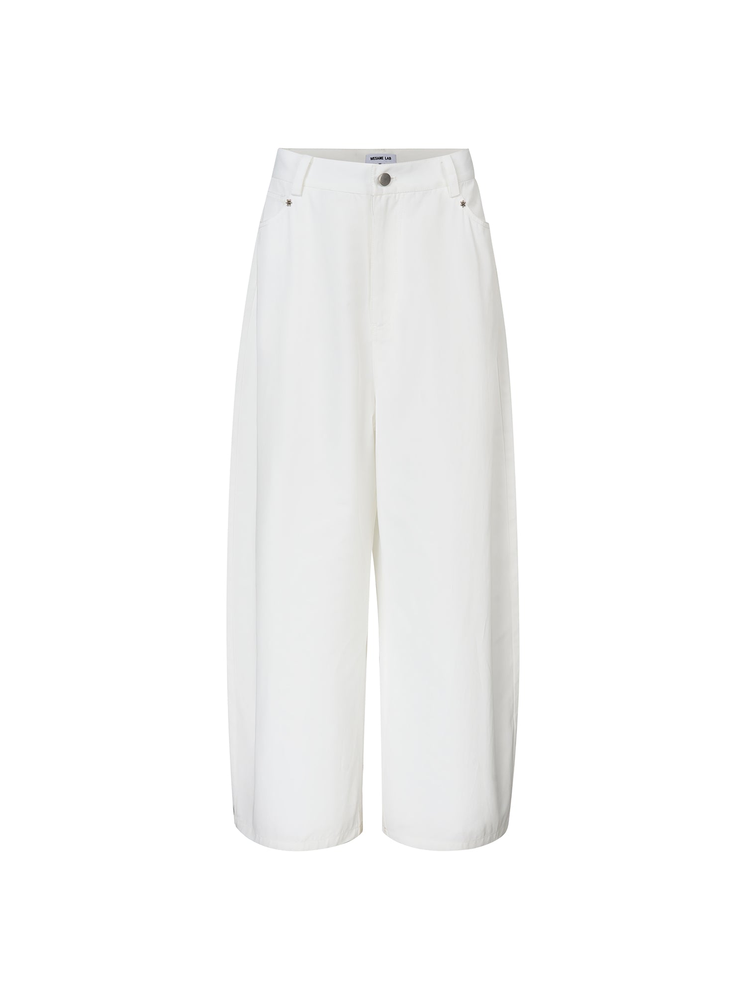 RETRO WHITE SILHOUETTE SLACKS