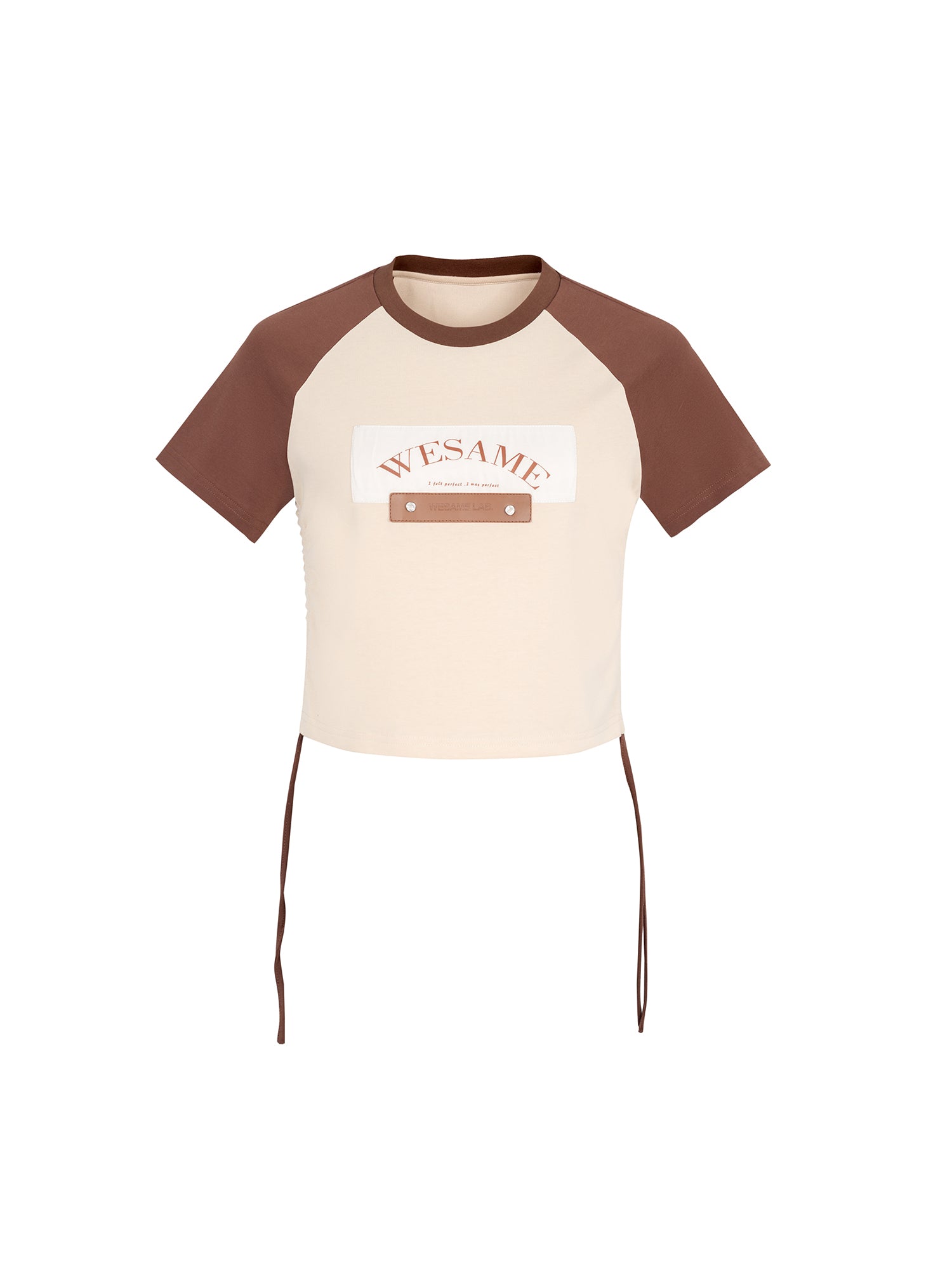 SHORT SIMPLE LETTER PRINTED T-SHIRT