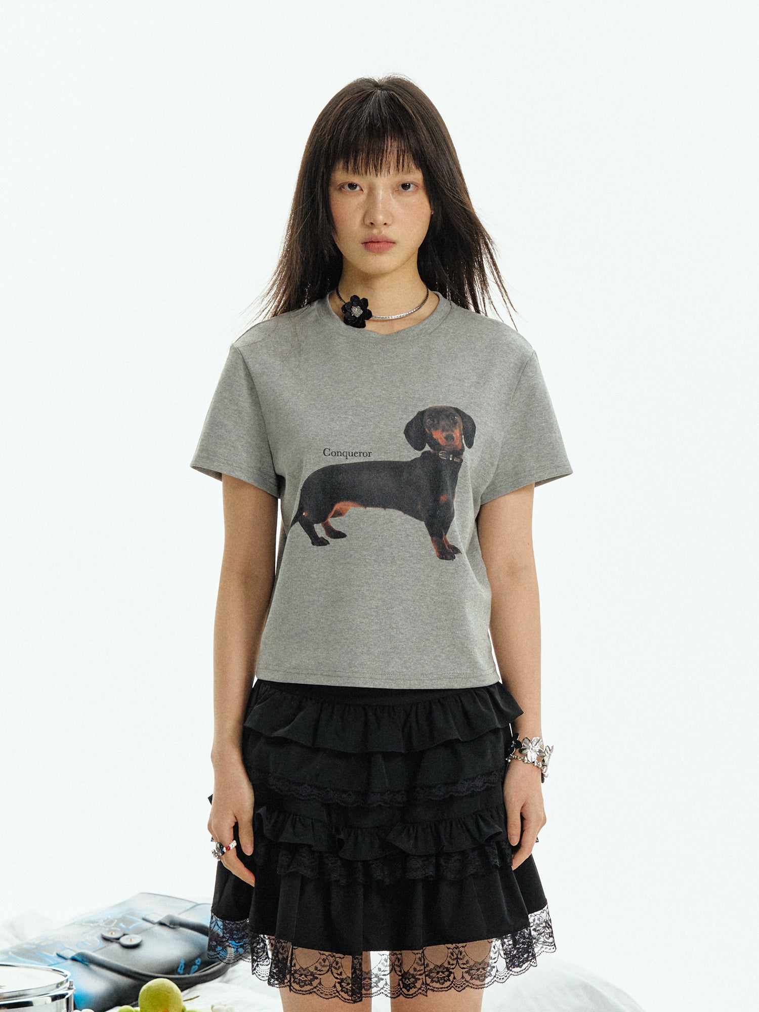 DACHSHUND PRINTED T-SHIRT