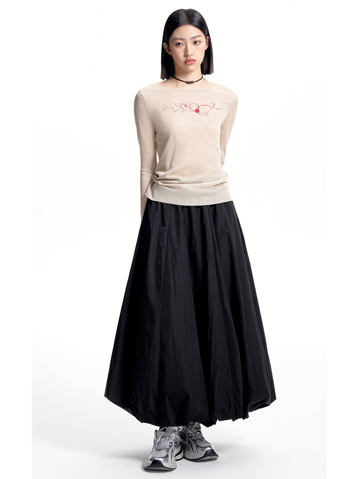 WOMEN'S CASUAL LONG SKIRT